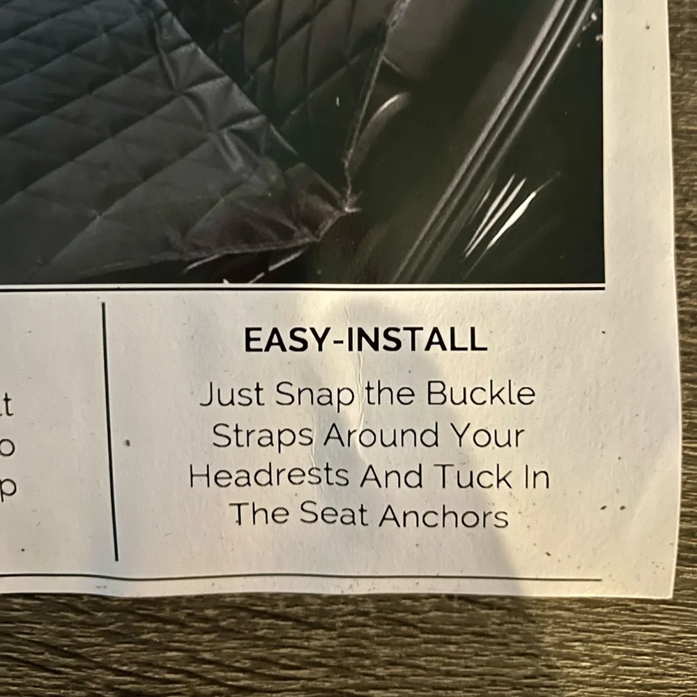 BarksBar Luxury Dog Car Seat Cover Hammock Convertible – NWT - Picture 6 of 6